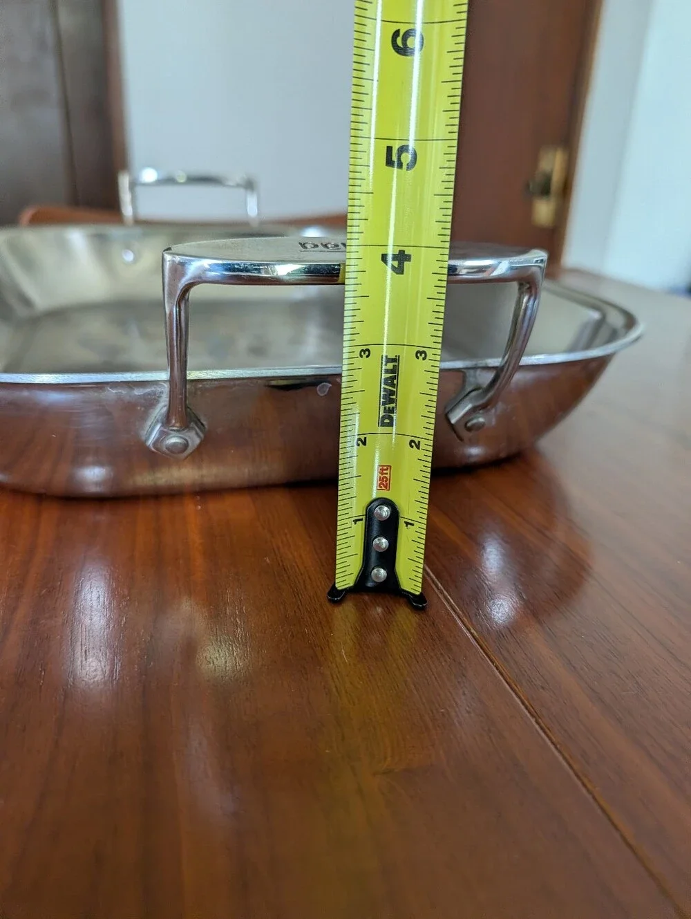 All Clad D3 Stainless Steel Large Flared Roasting Pan Pre Owned